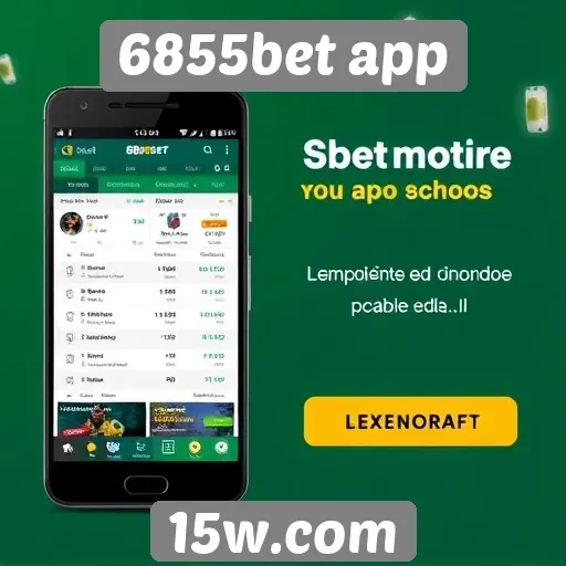 Ofertas e bônus disponíveis no 6855bet app